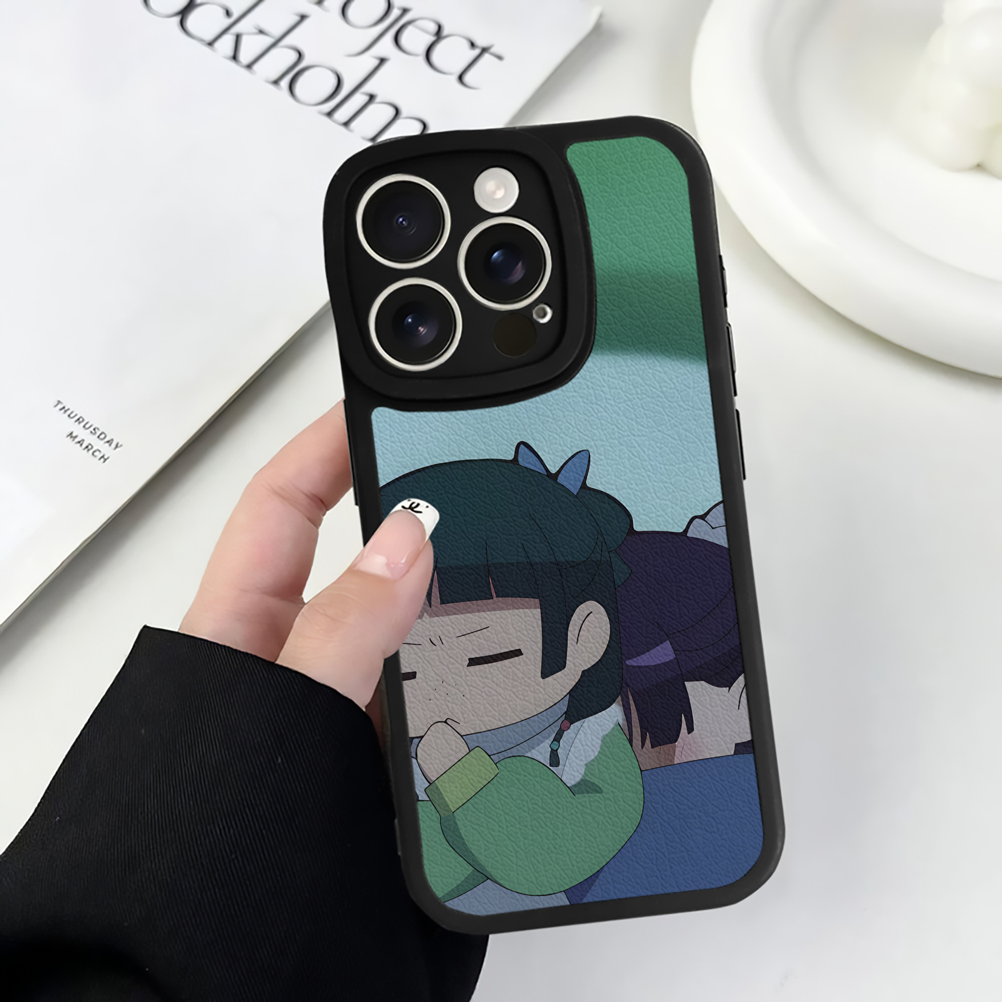 薬屋のひとりごと The Apothecary Diaries 【iPhone 16シリーズ対応】シリコンスマホケース（レザー調） 材質：シリコン